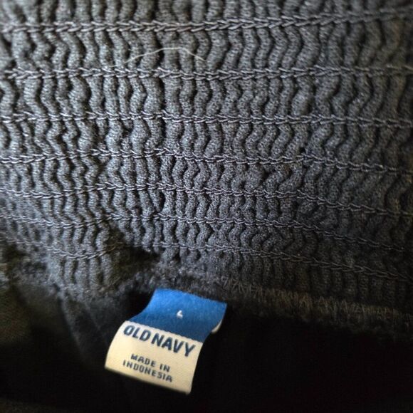 EUC OLD NAVY BLACK LINEN BLEND TANK ROMPER SIZE LARGE - Picture 11 of 16